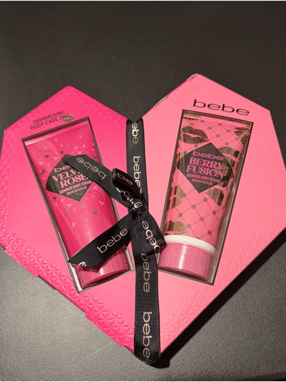 bebe Pink Shimmer Body Care Duo - Velvet Rose & Berry Fusion